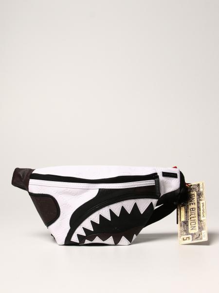 Sprayground belt bag in vegan leather with shark mouth