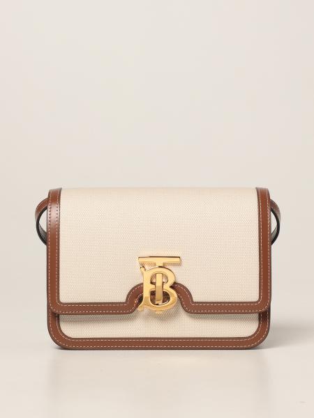 Cross body bags Burberry - All-over TB monogram patterned e-canvas bag -  8031708