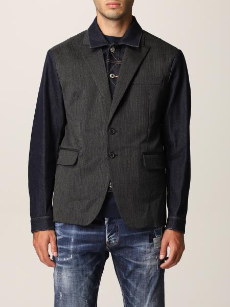 Dsquared2 jacket in denim and wool