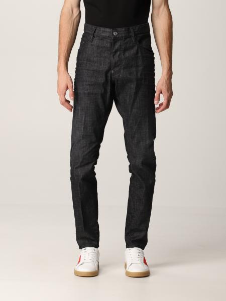 DSQUARED2: Skater jeans in denim - Black | Dsquared2 jeans