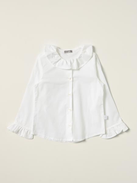Il Gufo shirt in cotton with ruffles