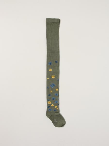 Il Gufo kids: Il Gufo floral patterned tights