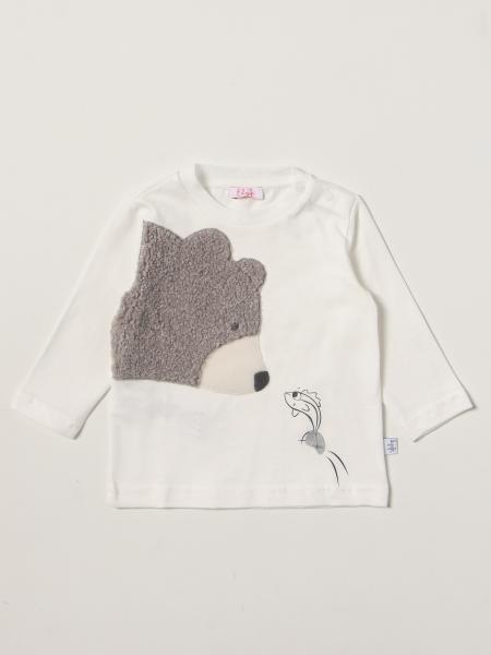Il Gufo: T-shirt Il Gufo in cotone con orsetto