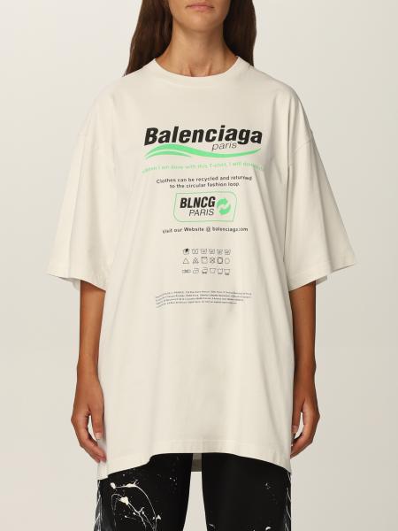 BALENCIAGA：Tシャツ レディース - ホワイト | GIGLIO.COM 