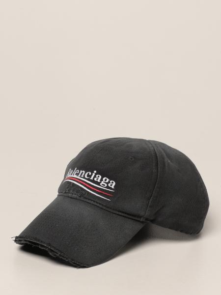 Musling Tag væk Gå glip af BALENCIAGA: baseball cap with Political Destr logo - Black | Balenciaga hat  661884 310B2 online at GIGLIO.COM