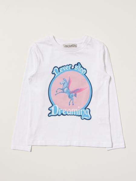 T-shirt Simonetta in cotone con stampa unicorno