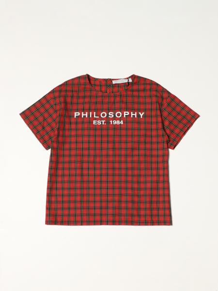 Philosophy Di Lorenzo Serafini: Philosophy di Lorenzo Serafini cotton t-shirt with logo
