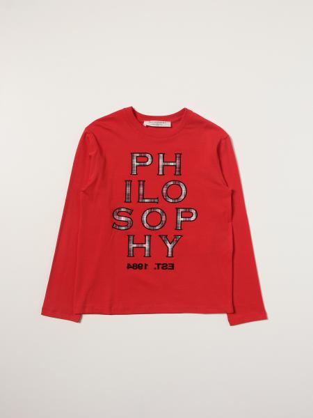 Philosophy Di Lorenzo Serafini: T-shirt Philosophy di Lorenzo Serafini in cotone con logo