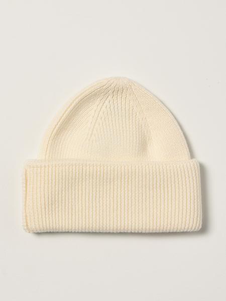 VILEBREQUIN: beanie hat with logo - White | Vilebrequin hat VBMH0006 ...