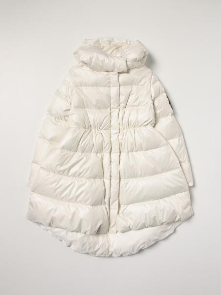 Wide down jacket with hood