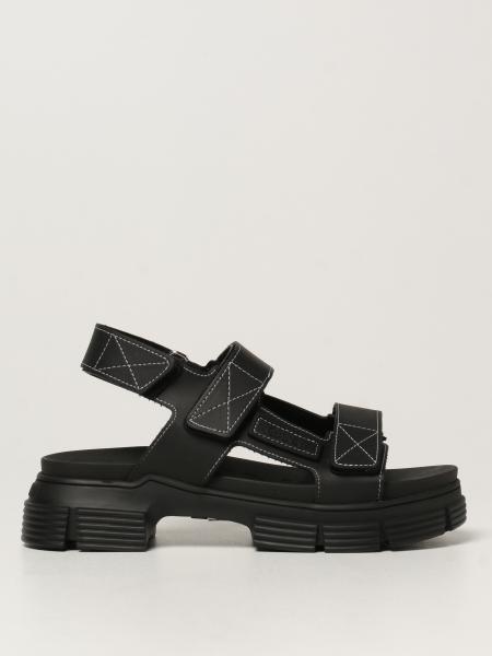 Ganni sandals in recycled rubber