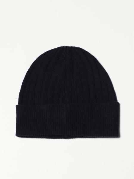 BROOKSFIELD: hat in wool and cashmere - Navy | Brooksfield hat 209A ...