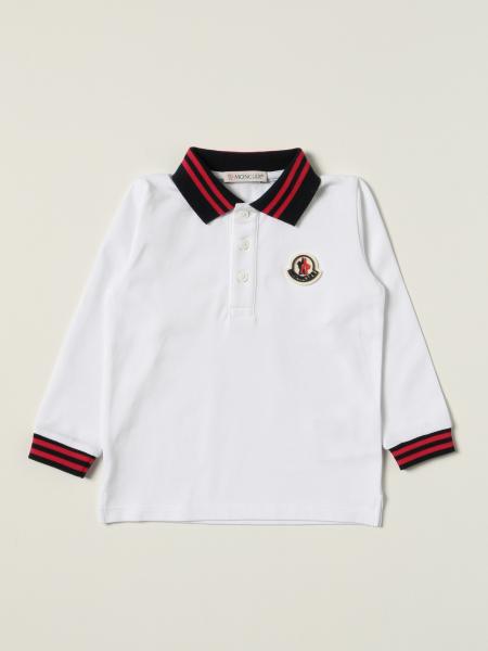 Moncler kids: Moncler polo shirt in cotton with logo