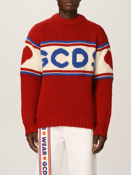 Gcds men: Gcds ribbed sweater in alpaca wool blend