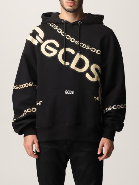 Gcds men: Gcds chain-link cotton sweatshirt