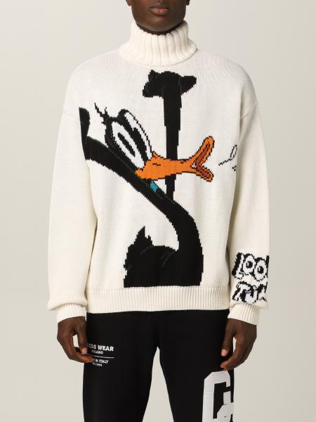 Duffy Duck Gcds pullover in wool and cotton blend