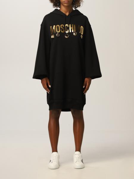 Felpa Moschino con cappuccio e stampa Teddy Bear