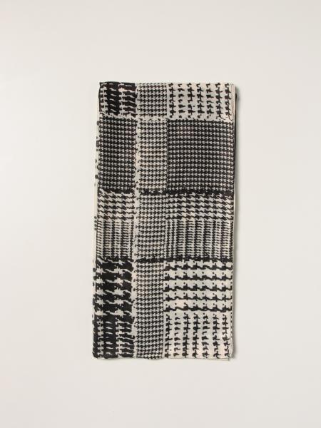 Twin-set scarf with patchwork
