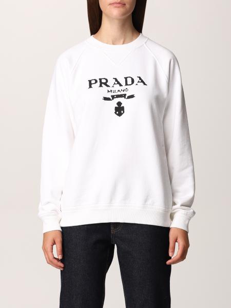 Prada: Prada crewneck sweatshirt in cotton