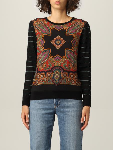 Etro Wool Sweater Multicolor Etro Sweater 185175176 Online At Giglio