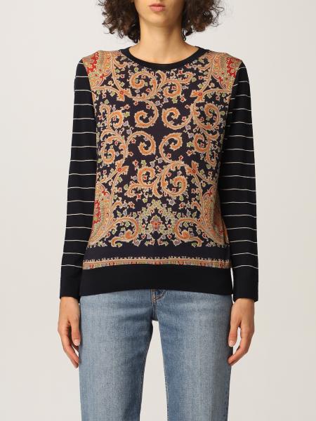 Etro Wool Sweater Multicolor Etro Sweater 185175177 Online On Giglio