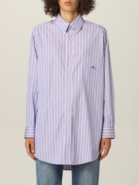 GE01 Etro shirt in striped cotton