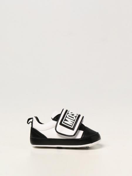Moschino Baby sneakers in leather