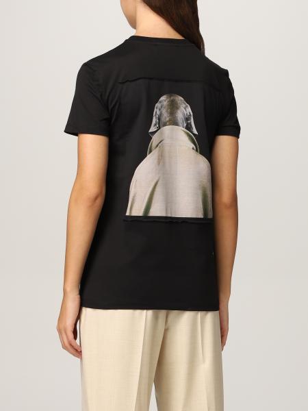 MAX MARA: Dogstar t-shirt in cotton | T-Shirt Max Mara Women Black | T