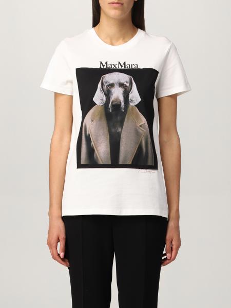 Max Mara women: Dogstar Max Mara t-shirt in cotton
