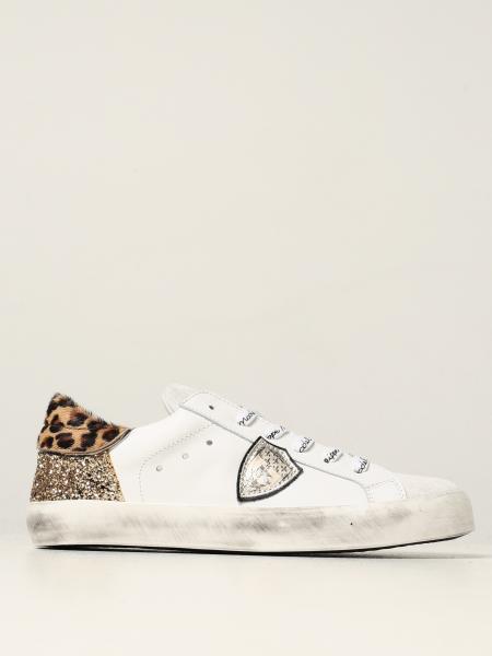 Philippe Model sneakers in leather and suede