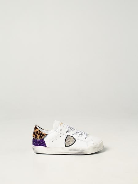 Philippe Model: Philippe Model sneakers in leather and suede