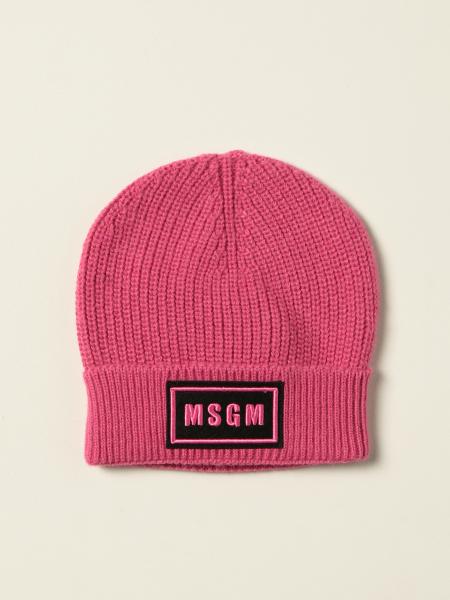 Msgm Kids hat with logo