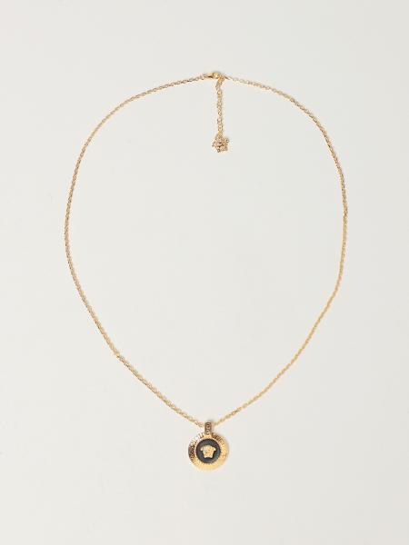 Versace men: Versace necklace with Enamel Medusa pendant