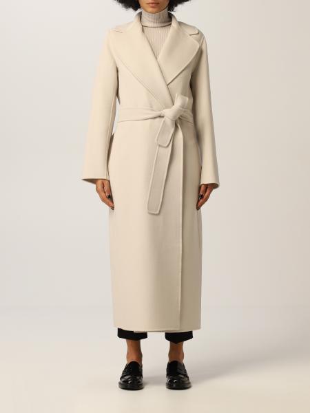 S MAX MARA: virgin wool wrap coat | Coat S Max Mara Women Dust | Coat S ...