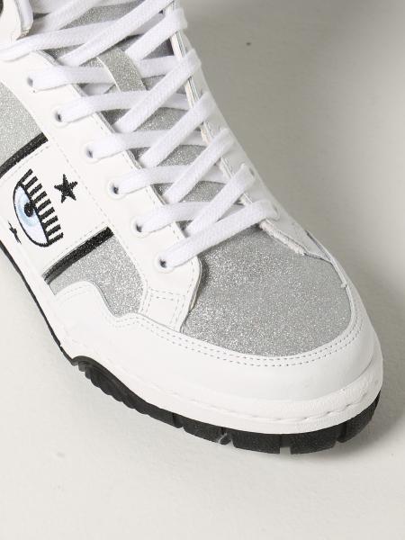 CHIARA FERRAGNI: CF-1 sneakers in leather and glitter | Sneakers 