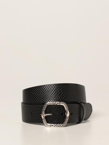 Just Cavalli: Just Cavalli belt in leather with python effect
