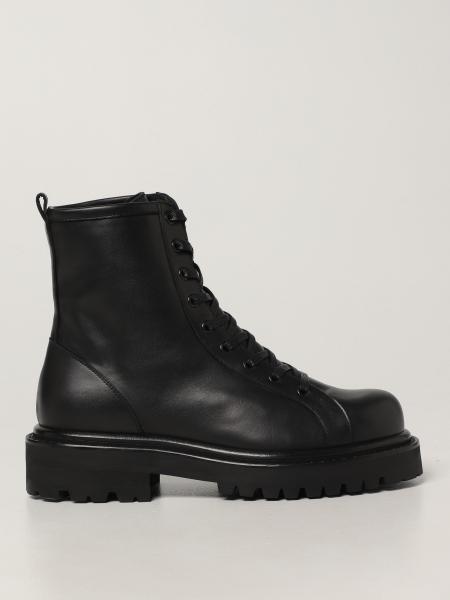 Just Cavalli combat boots in leather