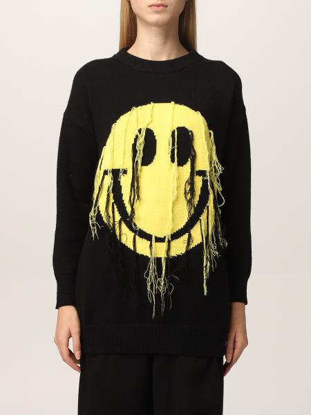 TPN: sweater for woman - Black | Tpn sweater EMOTICON online on GIGLIO.COM