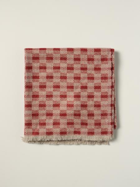 BOTTOLI 1861: Merino wool scarf - Red | Bottoli 1861 blanket 1011 ...