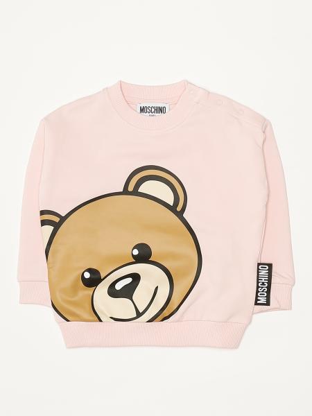Moschino Baby cotton sweatshirt with teddy