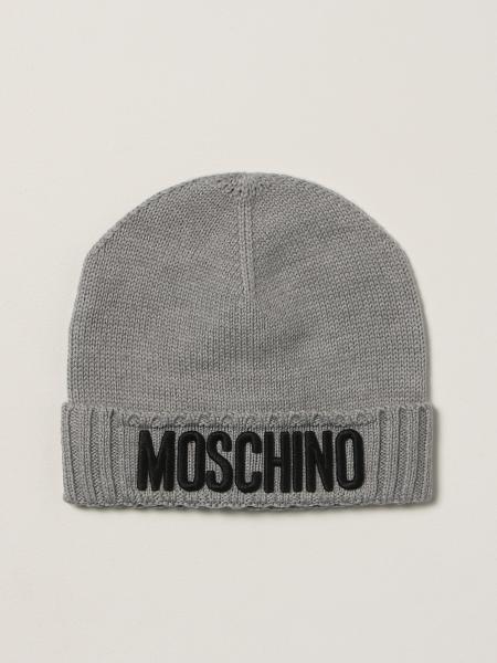 Moschino Kid bobble hat with logo