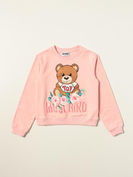 Moschino kids: Moschino Kid cotton sweatshirt with teddy