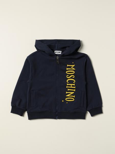 Moschino Kid cotton jumper with teddy