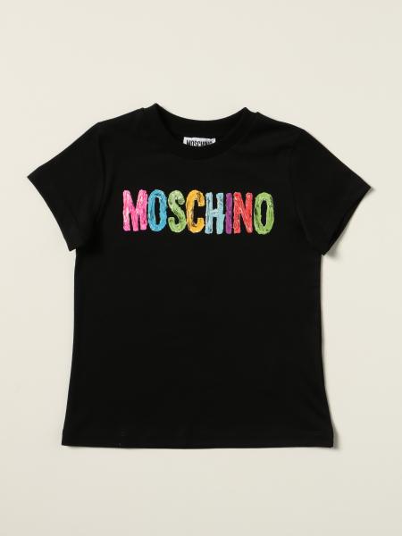Moschino Kid 多色Logo T 恤