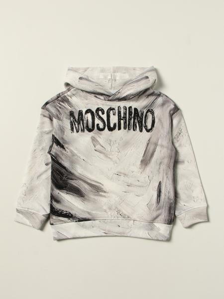 Moschino Kid cotton jumper with logo
