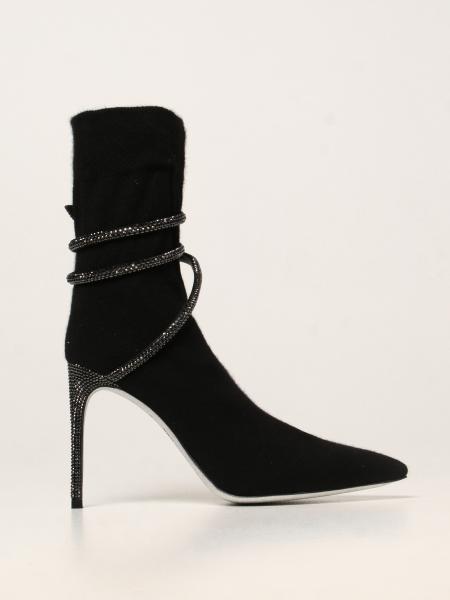 Cleo René Caovilla ankle boots with sock
