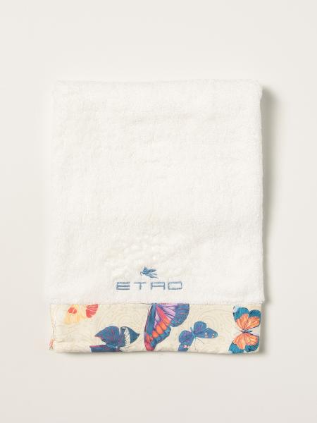 Etro Home: Asciugamano Etro Home con logo
