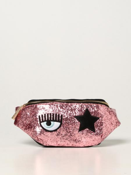 Chiara Ferragni Eye Star glitter logo belt bag