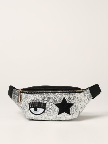 Chiara Ferragni Eye Star glitter logo belt bag