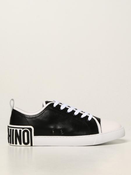 Moschino women: Moschino Couture leather trainers